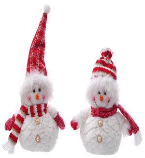 Fabric R/W  Fat Snowman 2 Asst