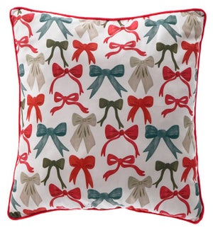 Fabric Bow Pillow