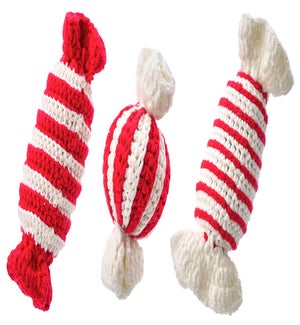 Handmade Yarn Candy Orn 3 Asst