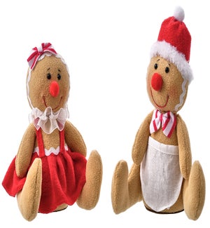 Fab Gingerbread Sitting 2 Asst