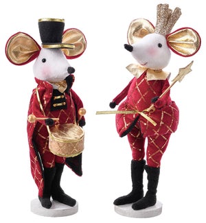 Fab Velvet Mouse Stand 2 Asst