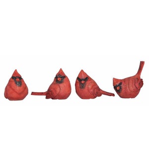 Md Resin Cardinal 4 Asst