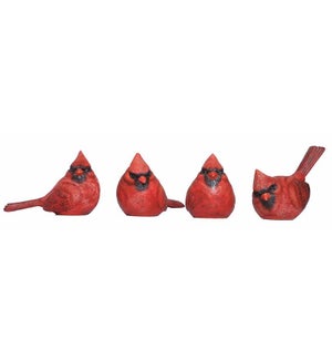 Lg Resin Cardinal 4 Asst