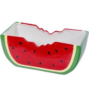 Lg Cer Watermelon Container