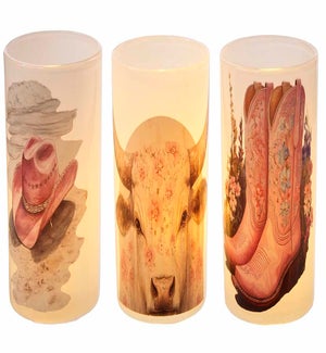 Glass CC Jar Spring C/H 3 Asst