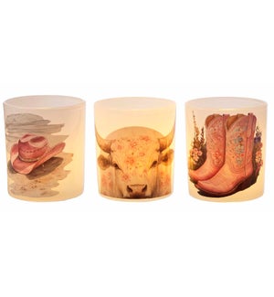 Glass CC Jar Spring C/H 3 Asst