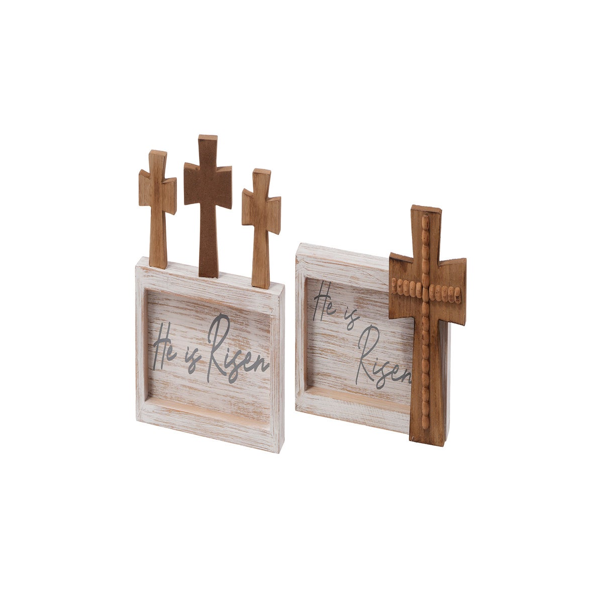 Wd Cross He is Risen Block 2 Asst