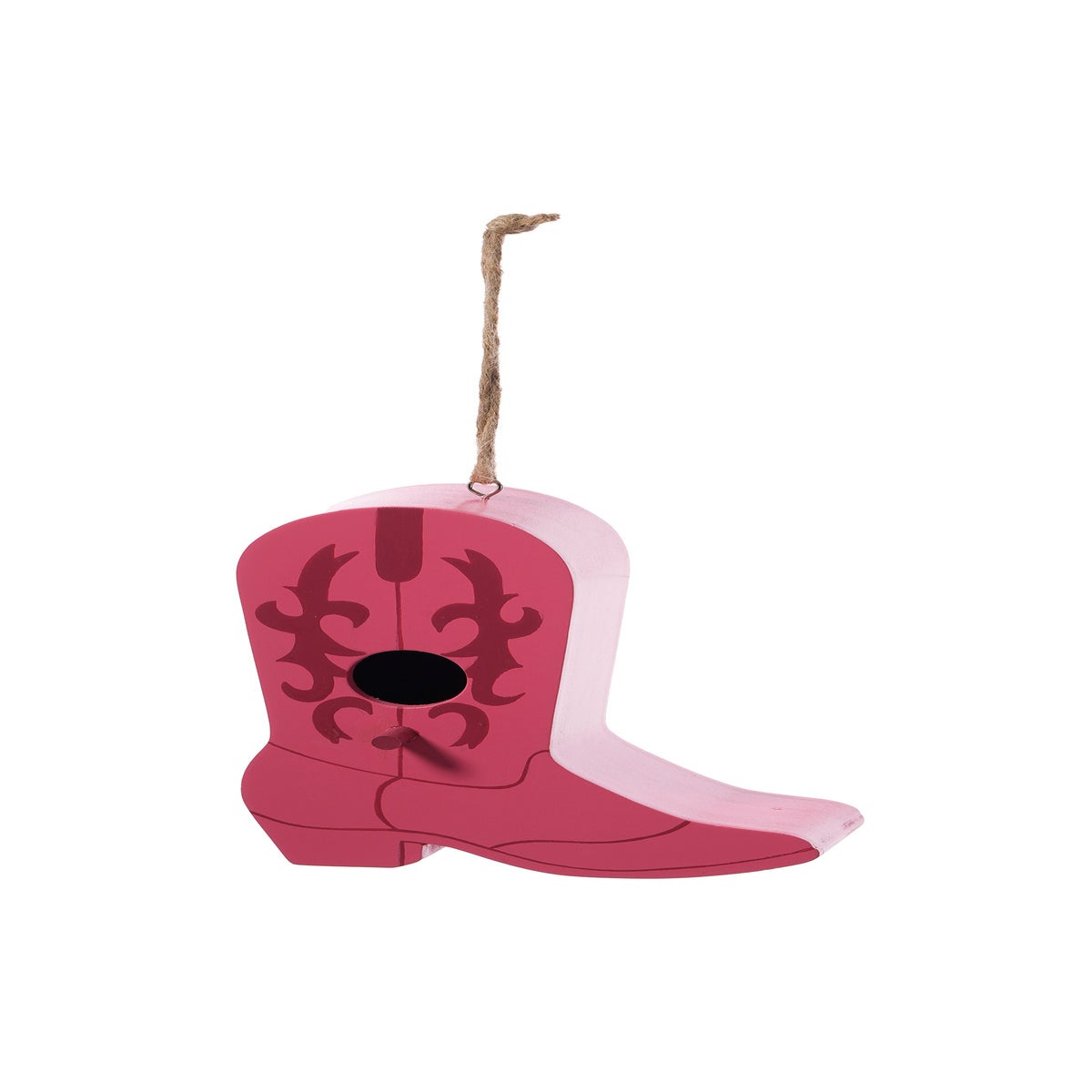 Wd Cowgirl Boot Birdhouse