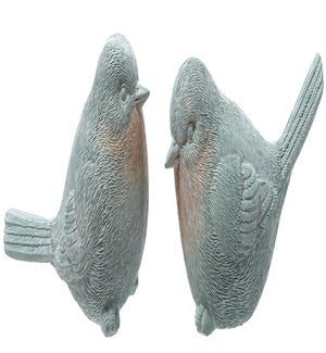 Lrg Resin Blue Bird 2 Asst