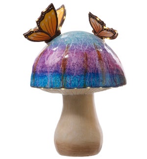 Lrg Mush w/ Bfly LED