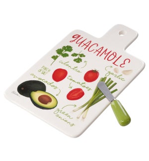 Cer Guacamole Cutting Board S/2