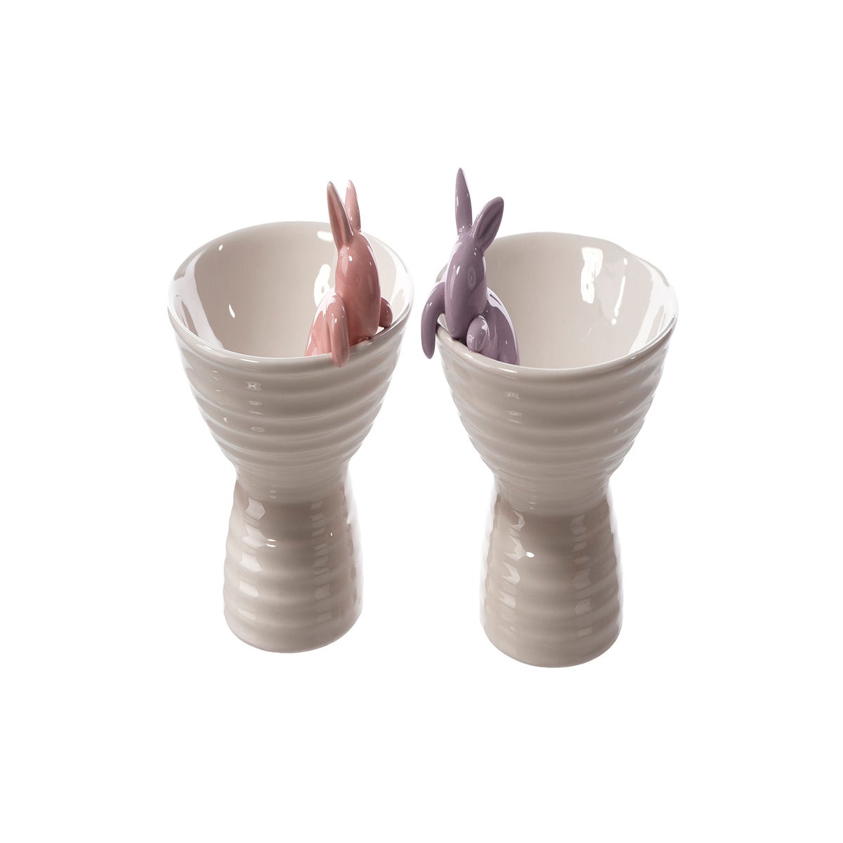 Cer Bunny Tail Container 2 Asst