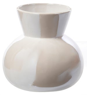 Cer Wht Vase