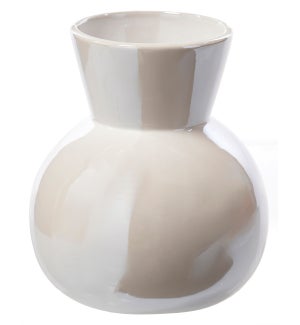 Cer Wht Vase
