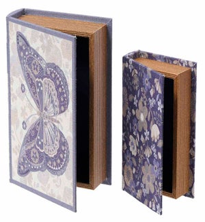 Linen Bfly Books S/2