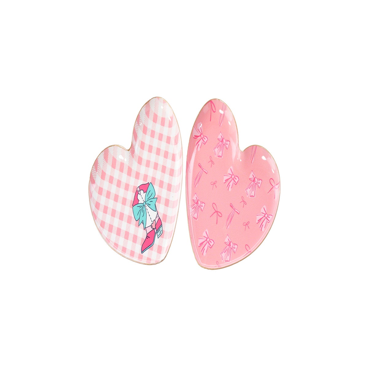 Mtl Cowgirl Heart Tray 2 Asst