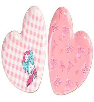 Mtl Cowgirl Heart Tray 2 Asst