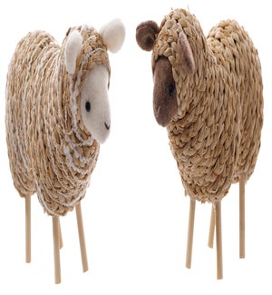 Jute Lamp Couple 2 Asst