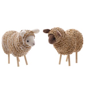 Jute Lamp Couple 2 Asst