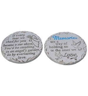 Cement Love Memory Stones 2 Asst