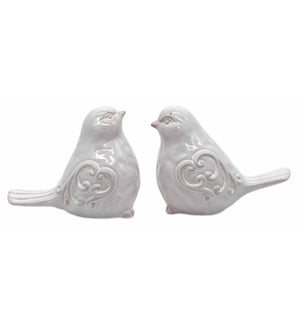 Cer Wht Bird Figure 2 Asst