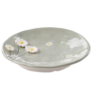 Cer Raised Flower Plate