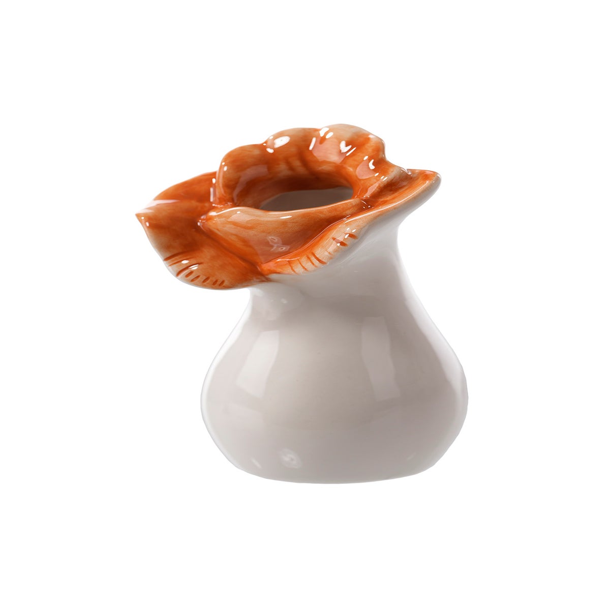 Cer Flower Petal Vase