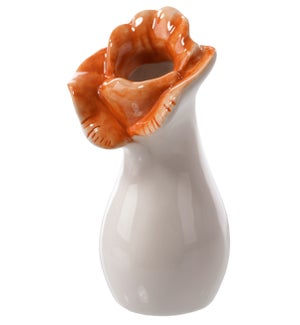Cer Flower Petal Vase