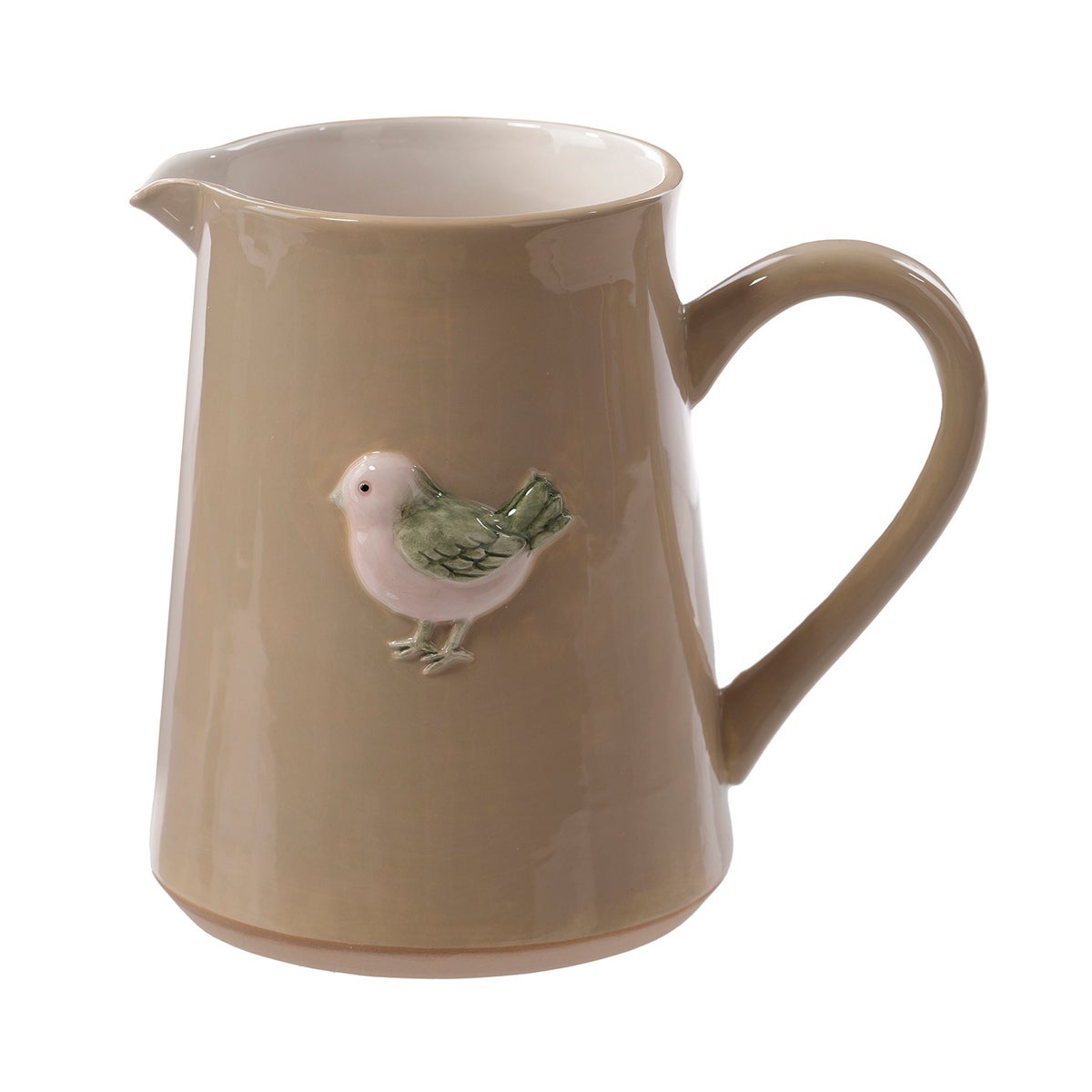 Cer SS Bird Pitcher