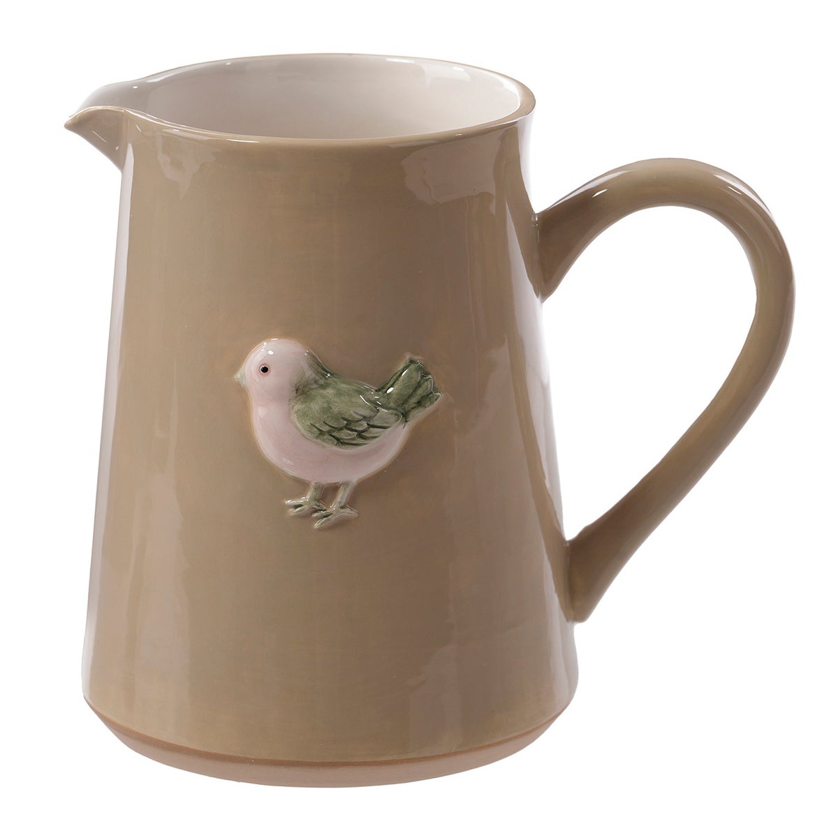 Cer SS Bird Pitcher