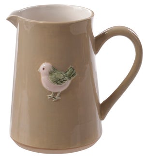 Cer SS Bird Pitcher