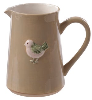 Cer SS Bird Pitcher