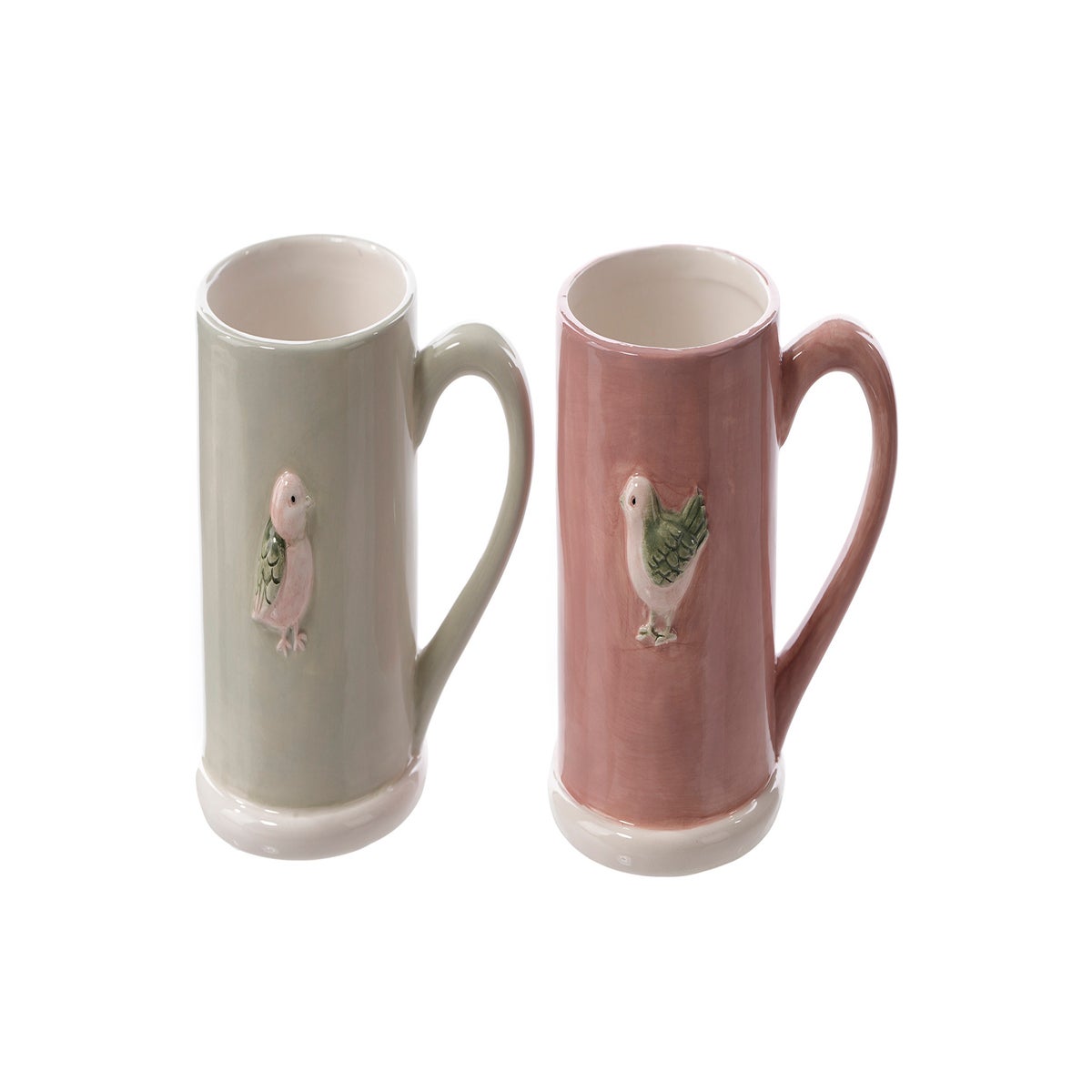 Cer SS Bird Mug 2 Asst