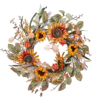 Flrl Sunflower Wreath