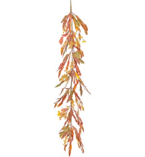 Flrl Fall Leaf/Berry Garland