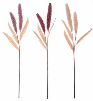 Floral Cattail Picks 3 Asst