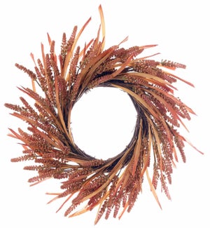 Flrl Wheat Wreath