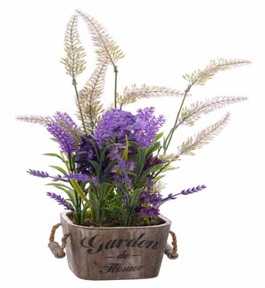 Floral Lavender/Flower Basket Pre-made