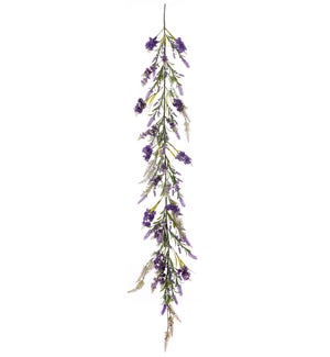 Floral Lavender/Flower Basket Garland