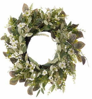Floral White Flower Wreath