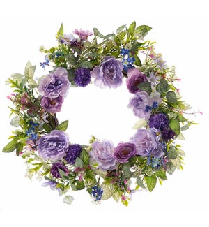 Floral Lav/Purple Wreath