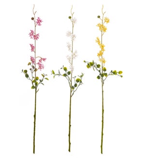 Floral Mini Flower Stems 3 Asst