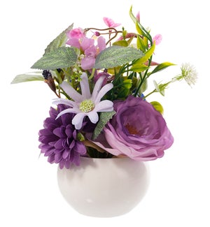 Floral Lav/Purple Premade
