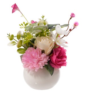 Floral Pink/Rose Premade