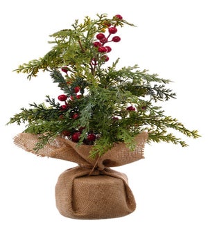 Floral Pine/Berry Tree