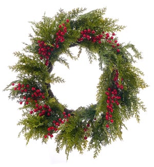 Floral Pine/Berry Wreath