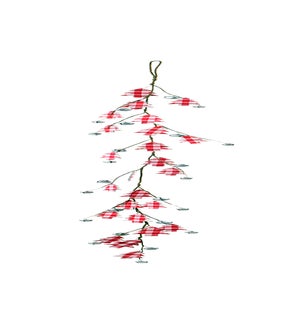 Fab. Tree W/Rustic Bell Garland