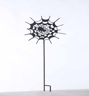 Metal Blk Spider/Web Stake