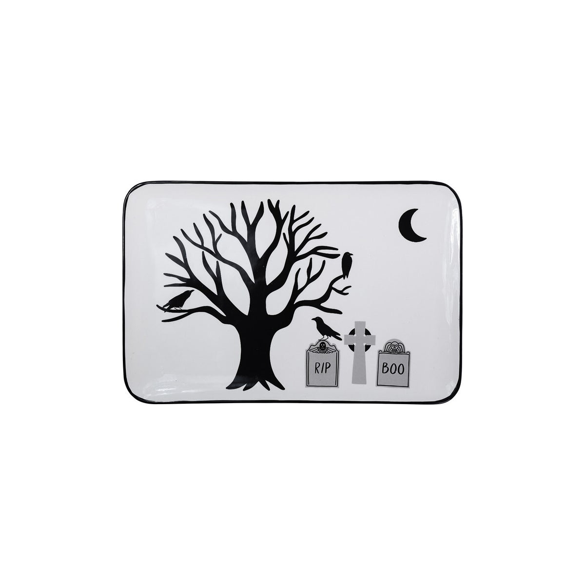 Cer Spooky Tree Platter