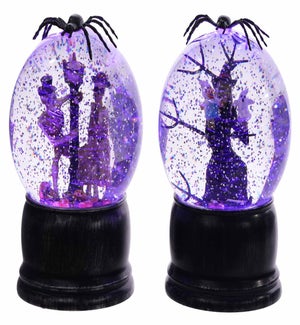 Acryl Halloween Glow/Sound W/G 2 Asst-Timer